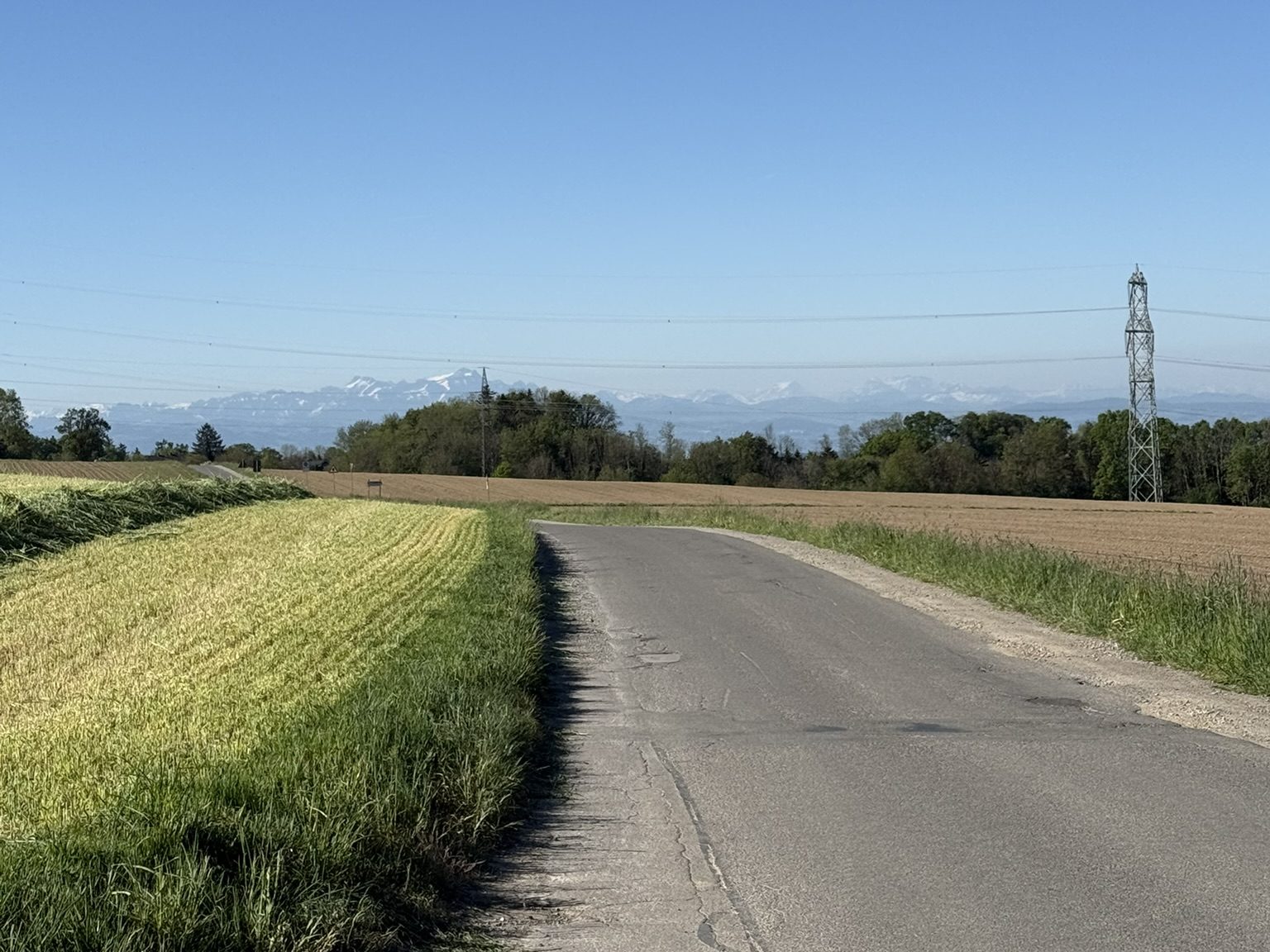 Blick Richtung Alpen Ravensburg